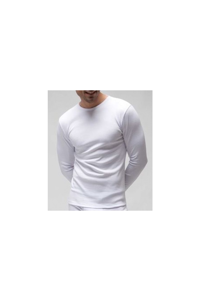 7430 RAPIFE 48-52 BLANCO CAMISETA HOMBRE TERMICA MANGA LARGA