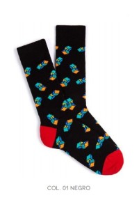 9070 JULY KHÜ CALCETIN HOMBRE FANTASIA DADOS