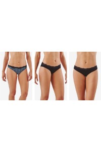 PB1011 PROMISE PACK-3 BRAGA BIKINI ALGODON ESTAMPADO "PC1011"