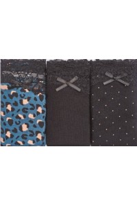 PB1011 PROMISE PACK-3 BRAGA BIKINI ALGODON ESTAMPADO "PC1011"