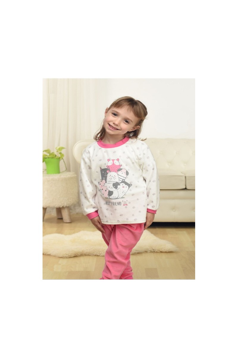 KN-248 IV21 KNT PIJAMA INFANTIL TERCIOPELO BEST FRIEND