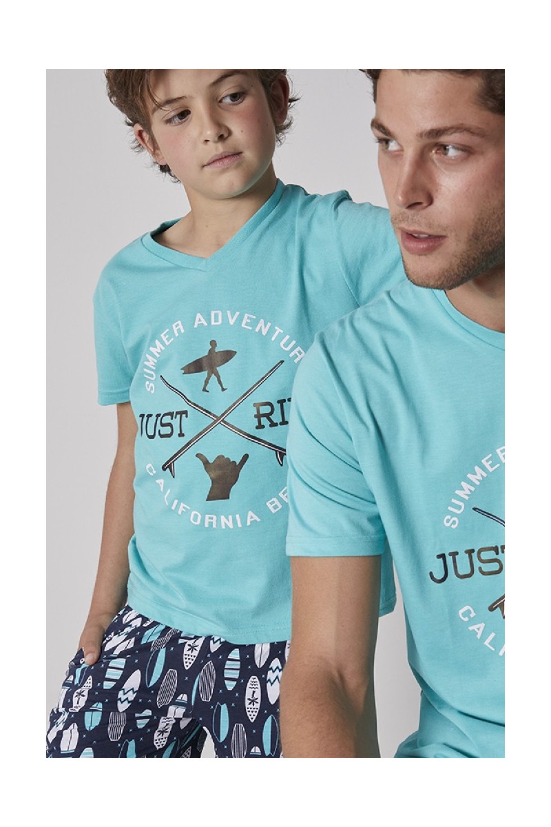 55645 ADMAS PIJAMA NIÑO CORTO "JUST RIDE"