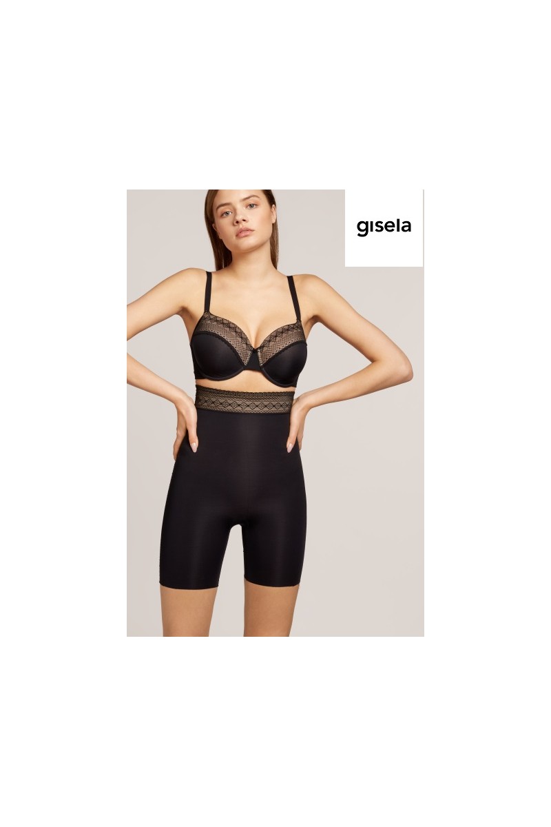 1 0442 GISELA PANTALON MOLDEADOR ENCAJE CINTURA FREE