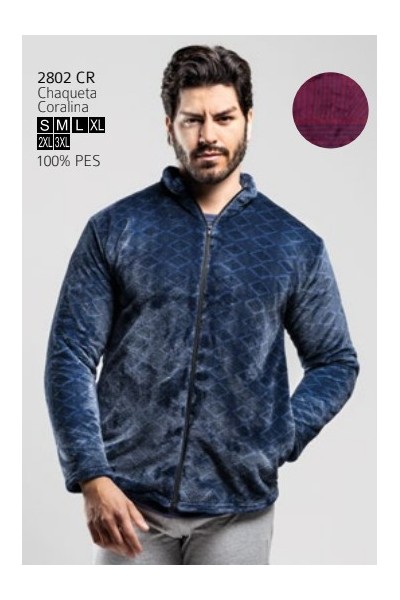 2802-CR LIN CHAQUETA HOMBRE ROMBOS
