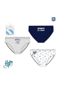 EV3046.E00 HARRY POTTER PACK-3 SLIP NIÑO ALGODON