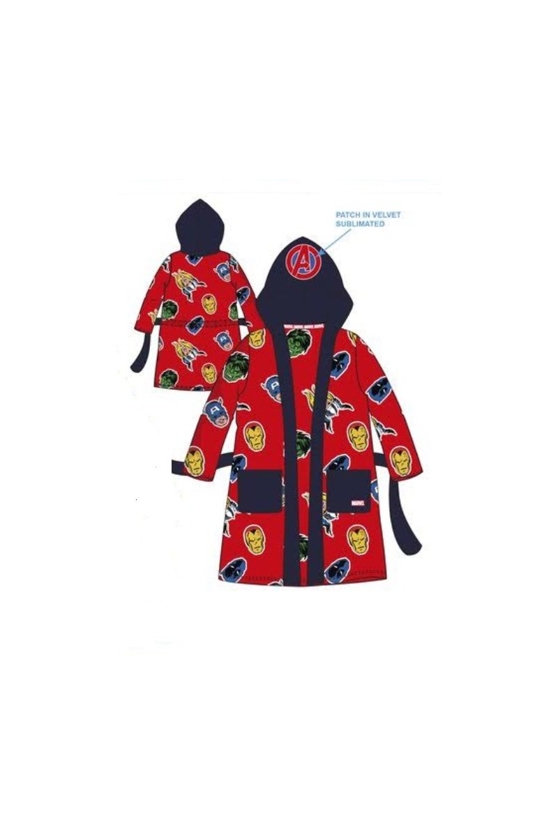 VH2054 MARVEL BATA INFANTIL CORAL AVENGERS