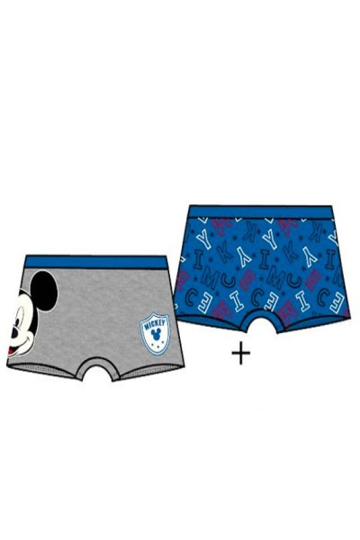 VH8058.E00 DISNEY PACK-2 BOXER NIÑO ALGODON MICKEY