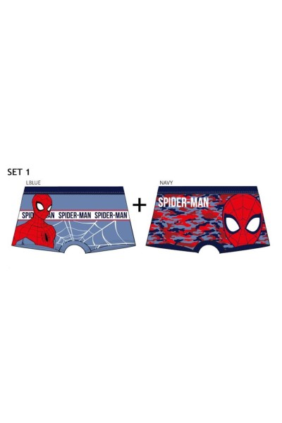 EV8112 MARVEL PACK-2 BOXER NIÑO SPIDERMAN