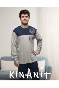 KN-661 IV22 KINANIT 3XL-4XL PIJAMA HOMBRE ALGODON "CALIFORNIA"