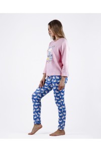 56710 MR.WONDERFUL PIJAMA MUJER UNICORNIO