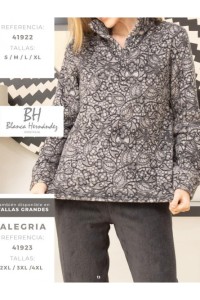 41923 BLANCA HDEZ PIJAMA MUJER CORALINA BORDADO APLIQUE ALEGRIA