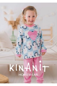 KN-294 IV22 KNT PIJAMA INFANTIL NIÑA CORAL LITTLE PENGUN