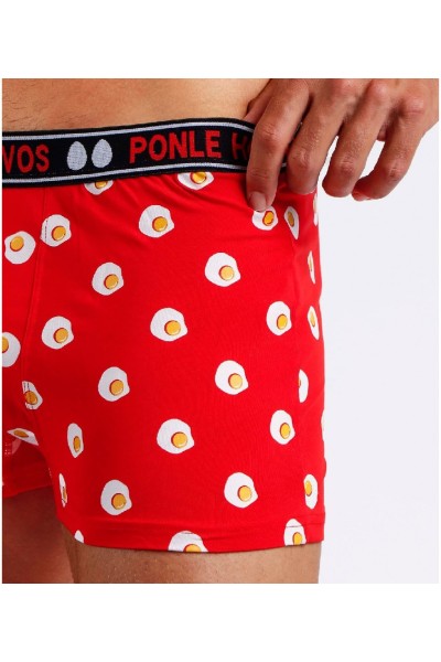 48451 ADMAS BOXER HOMBRE ROJO "PONLE HUEVOS"