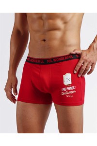 48457 MR. WONDERFUL BOXER HOMBRE ROJO "ME PONES Tonturron"