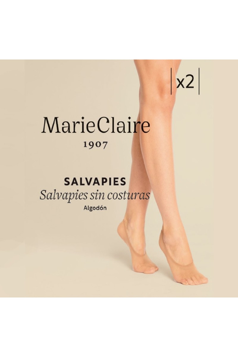 42239 MARIE CLAIRE PACK-2 SALVAPIES ALGODON SIN COSTURAS