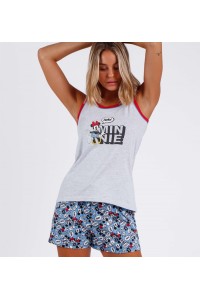 60510 DISNEY PIJAMA MUJER TIRANTA HELLO MICKEY