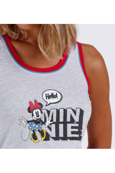 60510 DISNEY PIJAMA MUJER TIRANTA HELLO MICKEY