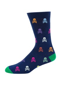 C291 CARLOMAGNO CALCETIN HOMBRE CALAVERAS