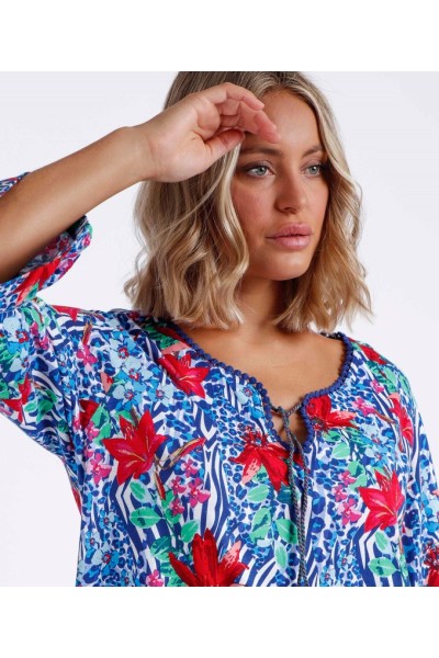 19720 ADMAS CAMISOLA PLAYERA FLORAL