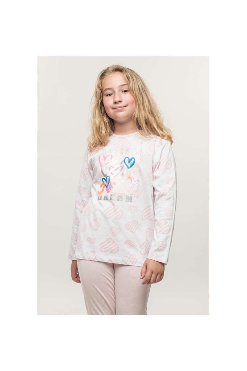 KN-421 VR23 KINANIT PIJAMA LARGO NIÑA "SWEET DREAM"