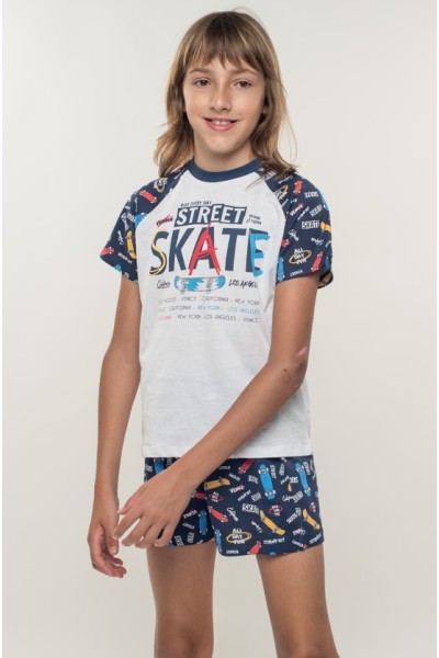 KN-326 VR23 KINANIT PIJAMA NIÑO "STREET SKATE"