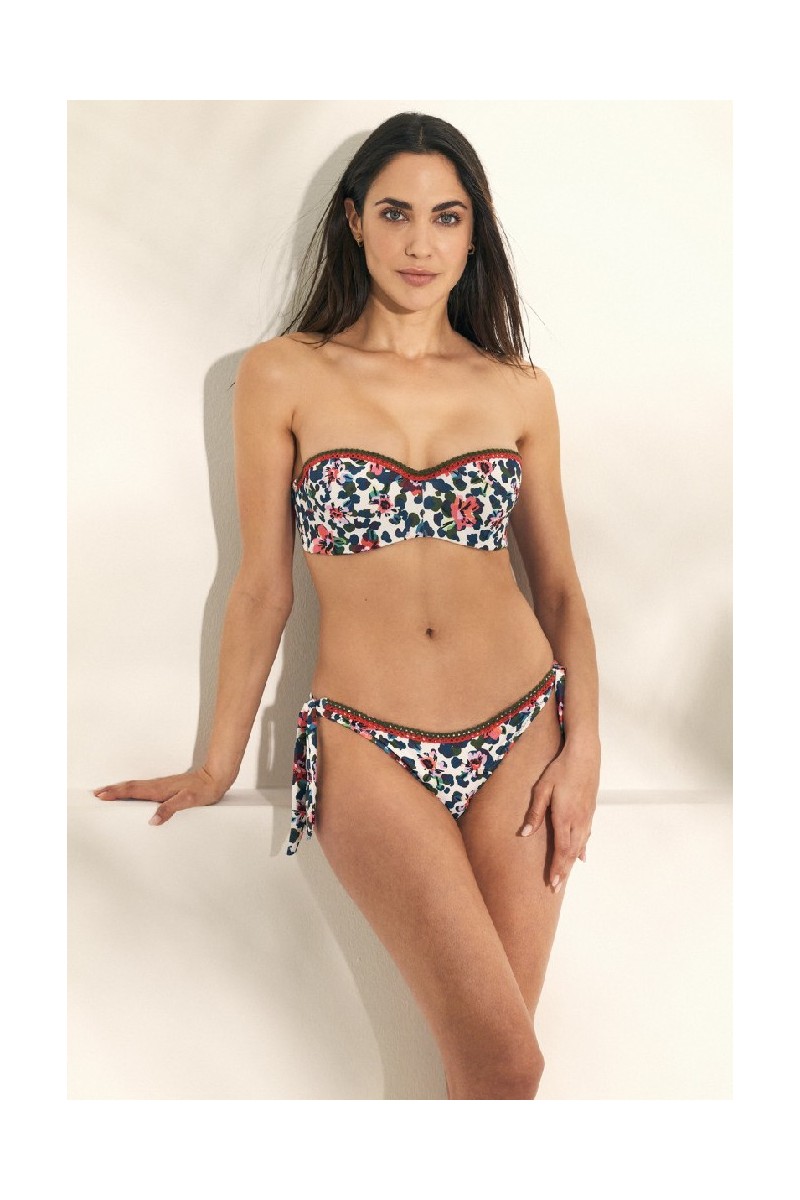 S8550 (S8551+S8552) PROMISE BIKINI BANDEAU FLORAL