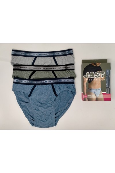 360 JAST PACK-3 SLIP HOMBRE LISO GOMA VISTA