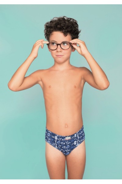 456 JAST PACK-3 SLIP NIÑO ALGODON