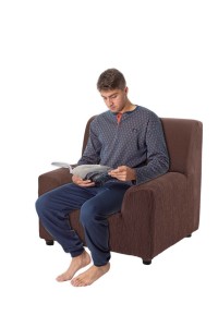 50014 DORMEN M-3XL PIJAMA HOMBRE JACQUARD ROMBITOS