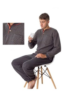 50015 DORMEN PIJAMA HOMBRE JACQUARD