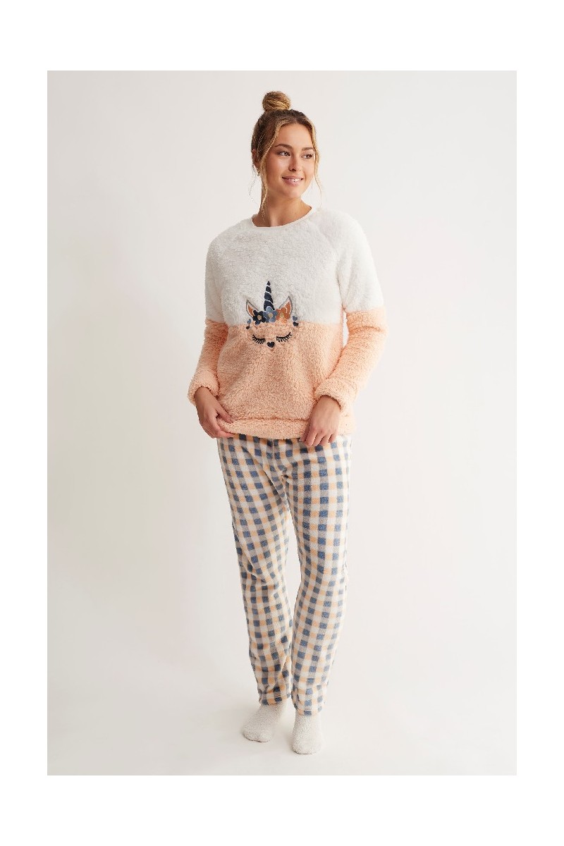 N17172 PROMISE PIJAMA MUJER UNICORNIO