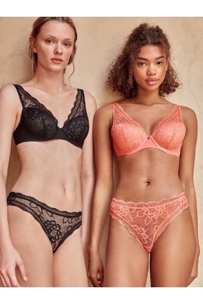 2 10056T+2 10056B B GISELA CONJUNTO SUJETADOR BRALETTE ENCAJE