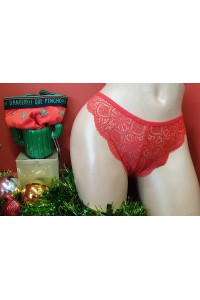 48454 DIVER bY ADMAS BOXER HOMBRE + TANGA "CACTUS" ROJO