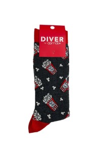 21307 21308 DIVER by ADMAS CALCETIN HOMBRE POP CORN