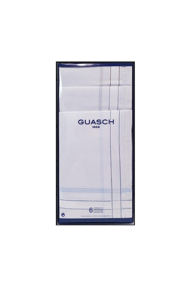 110.90 J GUASCH CRYSTAL 6 Uds PAÑUELOS CRO 43x43