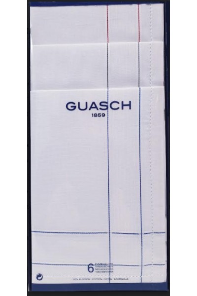 110.90 J GUASCH CRYSTAL 6 Uds PAÑUELOS CRO 43x43