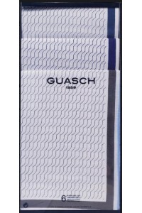 25886 P GUASCH CRYSTAL 6 Uds PAÑUELOS CRO 40x40