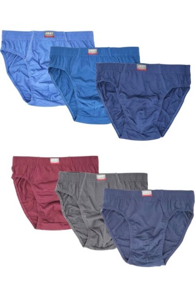 352 JAST PACK-3 SLIP CRO LISO COLORES