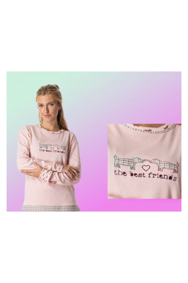 50039 LENISS PIJAMA MUJER "THE BEST FRIENDS"