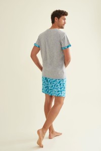 H33842 FEEL FREE PIJAMA HOMBRE OCEAN VIBES