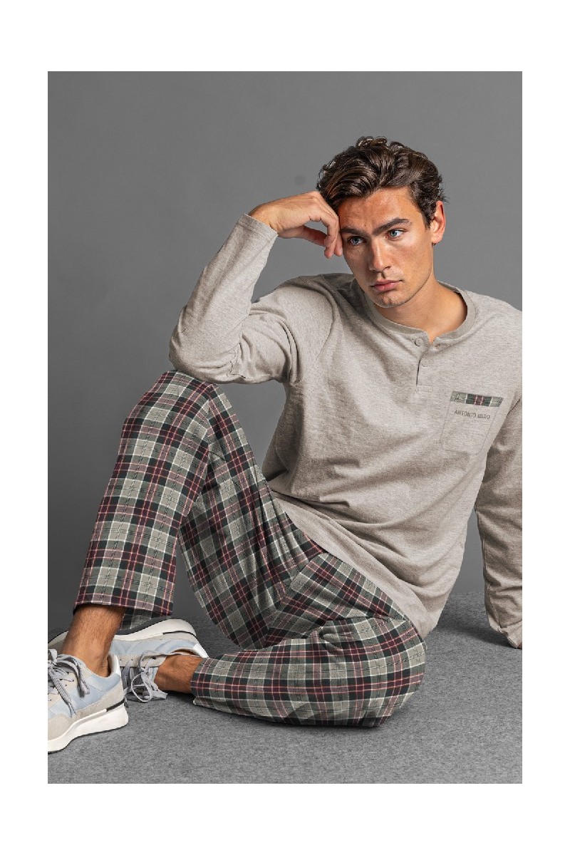 62189 ANTONIO MIRO PIJAMA HOMBRE PANTALON FRANELA