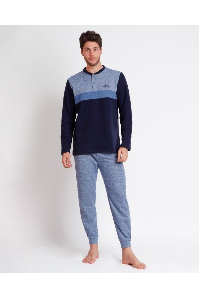 62768 ADMAS PIJAMA HOMBRE PUNTO MILANO MAGNIFIC