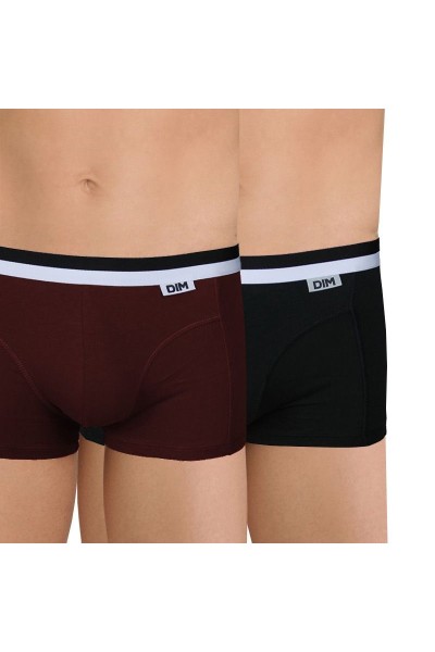 D05H2 UNNO DIM PACK-2 BOXER HOMBRE ALGODON GOMA VISTA