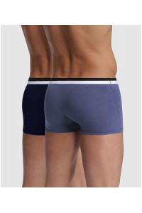 D05H2 UNNO DIM PACK-2 BOXER HOMBRE ALGODON GOMA VISTA
