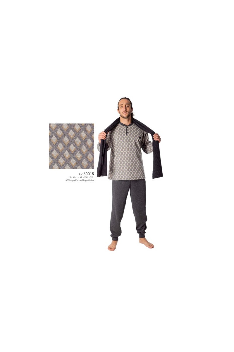 60015 DORMEN PIJAMA HOMBRE ROMBOS