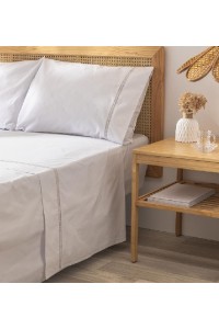 ARGOS VINTAGE DON ALGODON 150 JUEGO SABANAS ALGODON 200 HILOS 2 ALMOHADAS