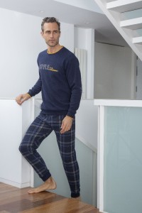 245616 MUSLHER PIJAMA HOMBRE PUNTO MILANO STYLE