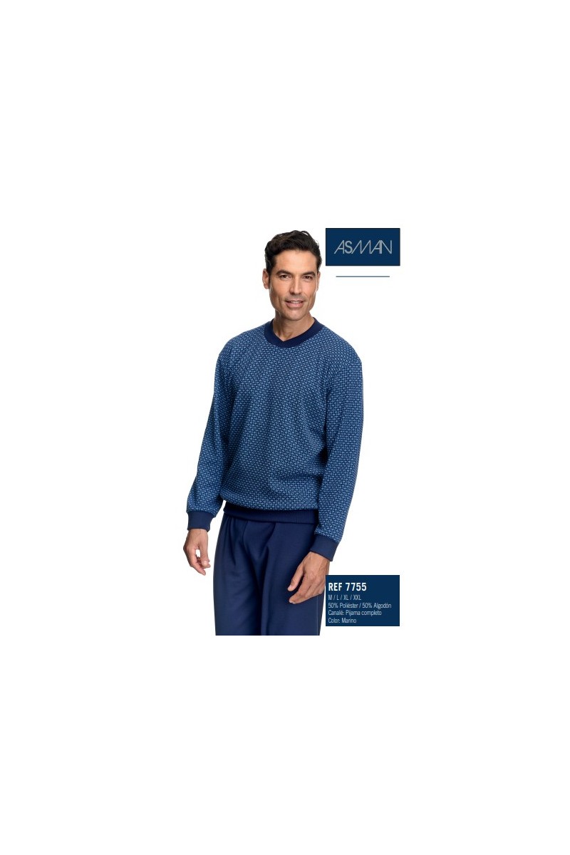 7755 ASMAN PIJAMA HOMBRE GEOMETRICO