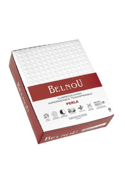 PERLA BELNOU 135x190x30 CUBRECOLCHON IMPERMEABLE TRANSPIRABLE "52935"