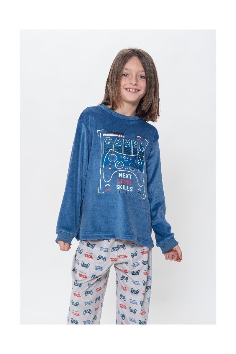 KN351 IV24 KNT PIJAMA NIÑO SPANDEX GAMER